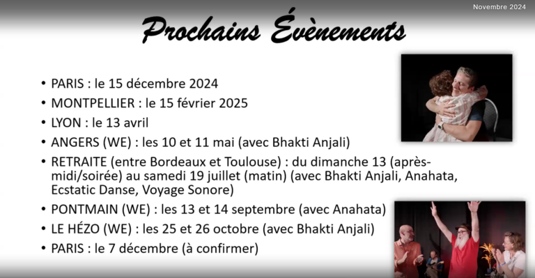 Toutes les dates 2025